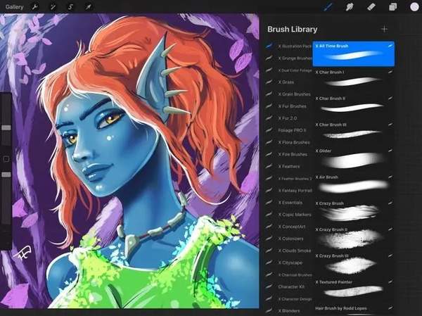 正版procreate绘画