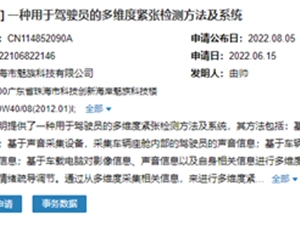 情绪不佳无心开车？魅族新专利来帮忙