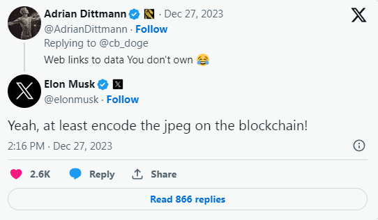 马斯克再谈非同质化代币技术-第2张图片-欧意下载